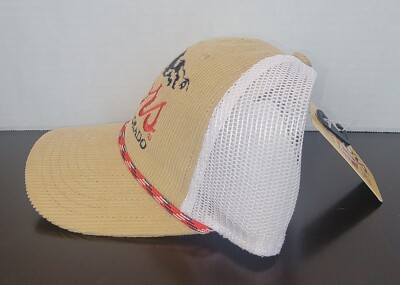 NWT Coors Banquet Tan Corduroy Trucker Rope Hat Snapback Retro Vintage Styl Beer Coors Banquet x YoColorado Rope Hat main image 3