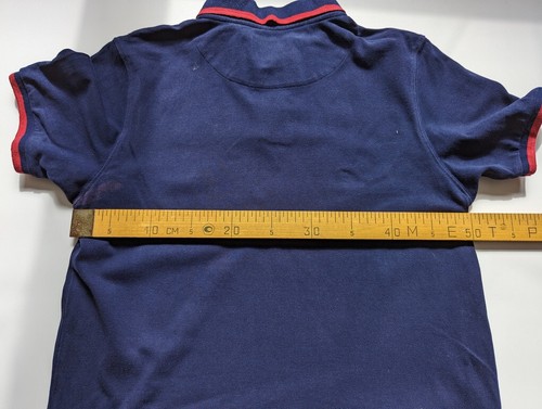 Offizielles Jaguar Herren blau bestickt Heritage Polo Shirt Tshirt Oberteil M - Bild 21 von 21