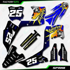 Restyle kit Blue Spark Racing Graphic Kit fits 03-08 Kawasaki Kx125 KX250 KX