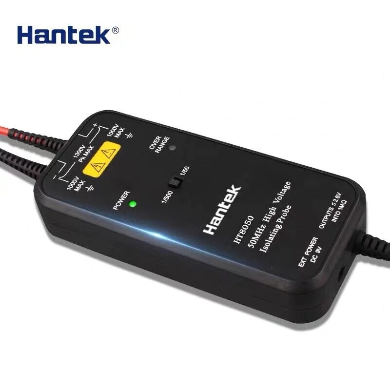 Hantek HT8050/HT8100 High Voltage Differential Oscilloscope Probe 50MHZ/100MHZ 