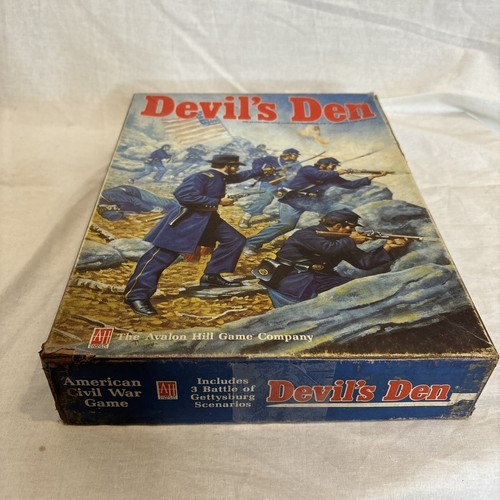 Vintage Avalon Hill : Devil's Den - 1863 Battle of Gettysburg strategy war game - Bild 2 von 5