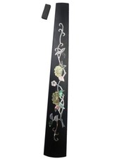 Beautiful Violin Fingerboard W/Nut, Fiddle Violin Fretboard, Ebony Inlay Pearl