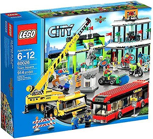LEGO City Town 60026 City Town Cuadrado 914 piezas Conjunto de construcción LEGO City Town 60026 City Town Cuadrado 914 piezas Conjunto de construcción