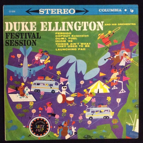 1960 LP Duke Ellington "Festival Session" Columbia CS 8200