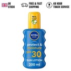 Nivea Sun Cream Spray SPF30 (200ml) UV Protection & Hydration for All Skin Types