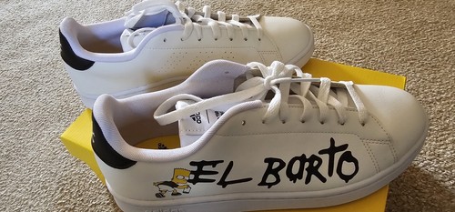 Adidas Grand Court X Los Simpson El Barto Tenis Zapatos Talla 9.5 Para Hombres Nuevo Con Etiquetas - Imagen 1 de 14