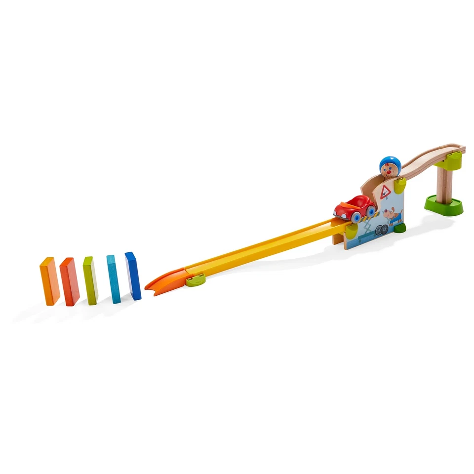 HABA Kullerbu Theme Set - Jump into Car Dominos - 15 Piece Playset - Image 4 of 4