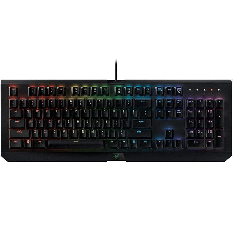 Razer BlackWidow Wired Mechanical Gaming Keyboard for PC, Chroma RGB Lighting, Black