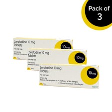 LORATADINE 10MG HAYFEVER & ALLERGY 30,90,180,270,360,540,720,900 TABS