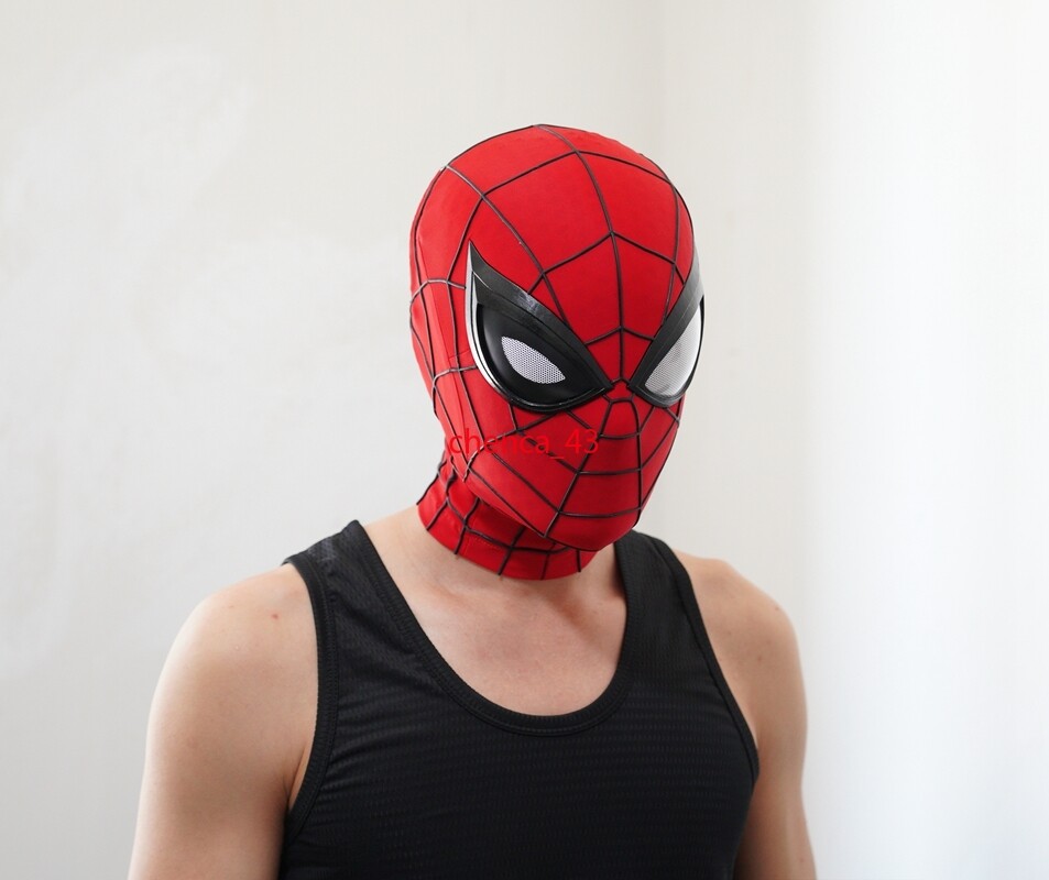 Replica 1:1 PS4 Spider-Man 3D Mask Full Helmet Cosplay Spiderman