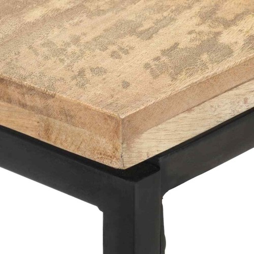 NNEVL Console Table 110x35x75 cm Solid Mango Wood - Picture 3 of 10
