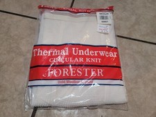 Forester Thermal Underwear Long Johns Sz Med Cotton Blend Vtg