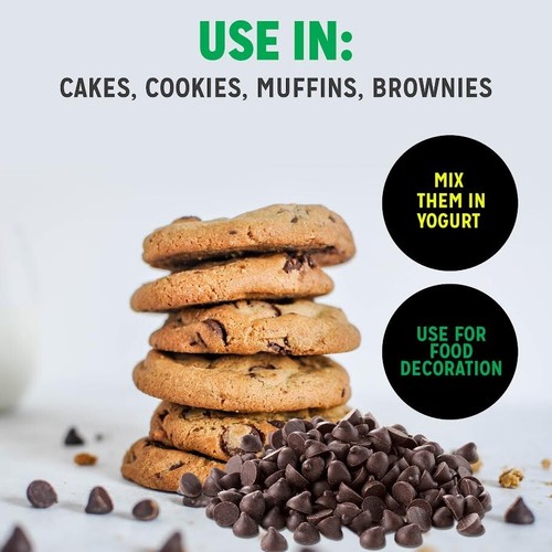 Landau Carob Chips, Delicious Chocolate Alternative, 12 oz "Expire 3/2026" - Picture 6 of 10