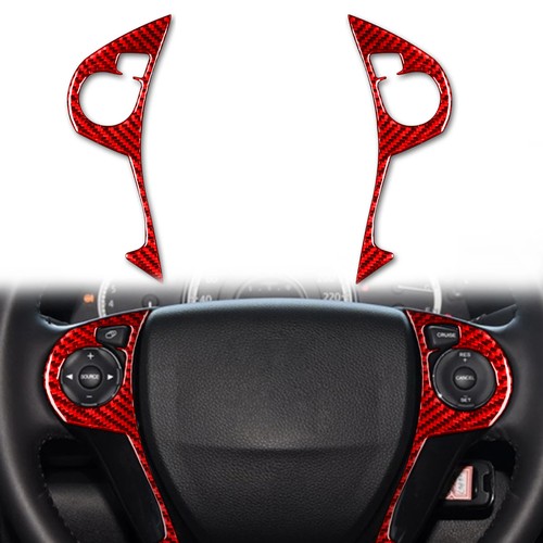 Accesorios de fibra de carbono para Honda Accord 9th 2014-2017 interiores de coche dirección - Imagen 14 de 38