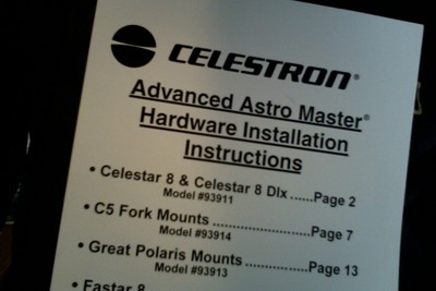 Celestron - ''SKYSENSOR - Instructions Manual''