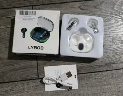 Wireless Cordless Earbuds, Bluetooth Headphones Touch Control W/ Charging Case