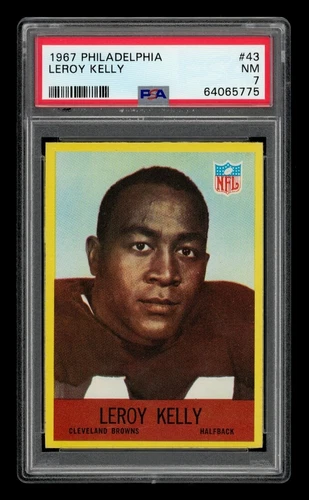 1967 Philadelphia Set-Break # 43 Leroy Kelly PSA 7 NM