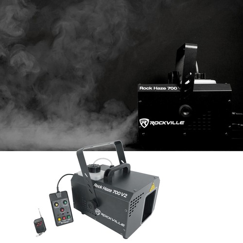 Rockville ROCKHAZE 700 CFM DMX Haze Machine Water Based DJ/Club Hazer+2) Remotes - 第 1/9 張圖片