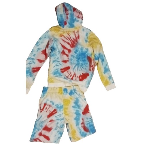Nike Sportswear Club Big Kids Tie Dye Hoodie and shorts set in size X-Large. - Picture 2 of 8