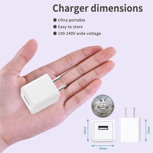 Apple MFi Certified iPhone Charger 2Pack Lightning Cable Apple Charging Cords... - 第 2/7 張圖片