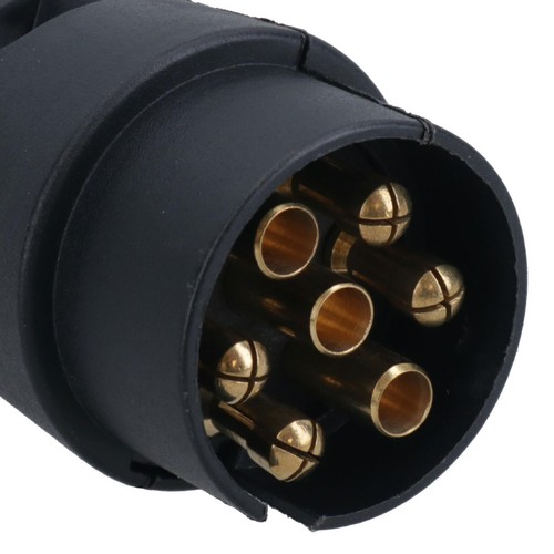 12N 7 Pin Plug Plastic Car Trailer Caravan Electrical Wiring Light Connector 4pc - Picture 5 of 7