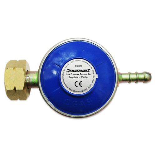 GAS BARBECUE BOTTLE REGULATOR 3m ORANGE FLEXIBLE HOSE 21mm SCREW ON 30mbar BBQ - Picture 15 of 24