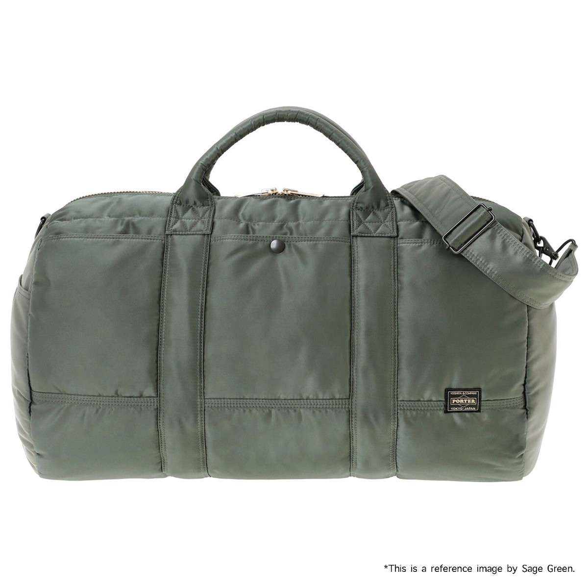 PORTER TANKER DRUM BAG L Black Duffel Handbag Shoulder Strap PORTER TANKER DRUM BAG L Black Duffel Handbag Shoulder Strap