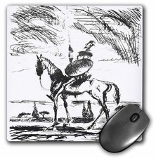 3dRose Don Quixote- don quixote, spanish, literature, novel, fiction, fictional