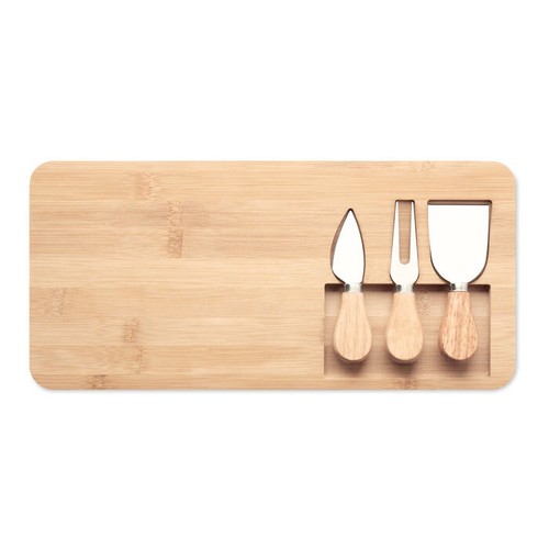 Käse-set Bambú con Un Bandeja 4-teilig Con Personal Grabado - Imagen 6 de 7