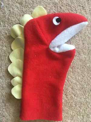 Replik einer seltenen Vintage Steggy Stegosaurus Puppe wie in Baby Einstein zu sehen