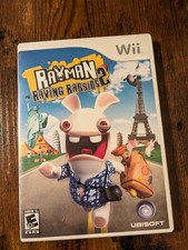 Rayman Raving Rabbids 2 (Nintendo Wii, 2007) CIB Complete with Manual
