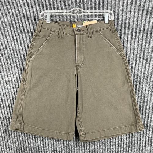 Carhartt Rugged Flex Rigby Shorts Mens 28 Green Relaxed Fit Work Casual New