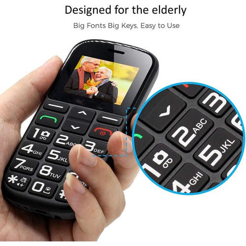 Seniorenhandy ohne Vertrag Dual SIM Großtastenhandy mit Ladestation Mobiltelefon - Bild 5 von 12