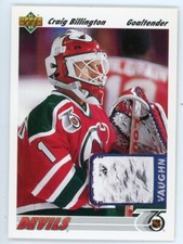 1991-92 Upper Deck Devils Hockey Card #559 Craig Billington Rookie