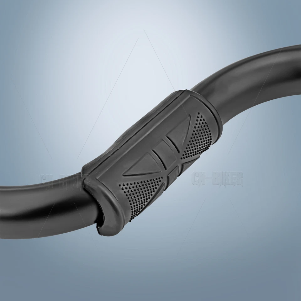 Barra de choque protectora de motor negra Cross Bones Classic para Harley Heritage Springer Foto 2 de 4