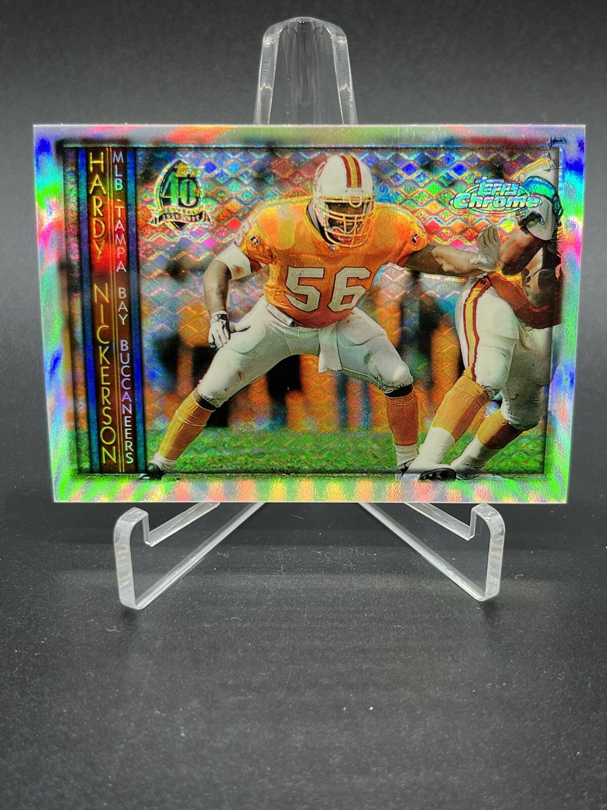 1996 Topps Chrome REFRACTOR Hardy Nickerson #88 Buccaneers