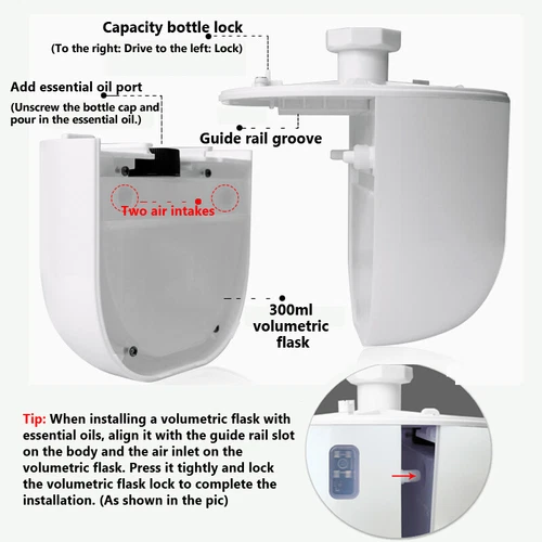300 ml ätherisches Öl Aroma Home intelligente Frischluft Diffusor Deckenmaschine - Bild 23 von 29