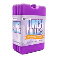 Bentgo Ice Lunch Chillers Ultra-thin Ice Packs 4 Pack - Purple Bentgo Ice Lunch Chillers Ultra-thin Ice Packs 4 Pack - Purple