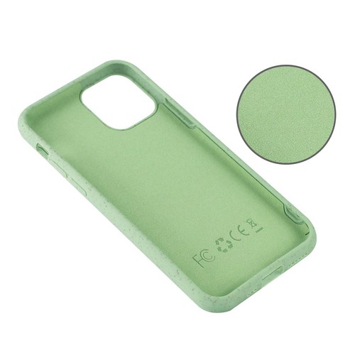For iPhone 11 Pro Case Silicone & Wheat Bran Protective Cover w/ Soft Interior - Picture 3 of 6
