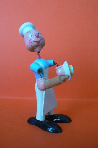 Le Circo O Otro Muy Bonita Figura de Madera Articulado Con Muelles - Imagen 6 de 6