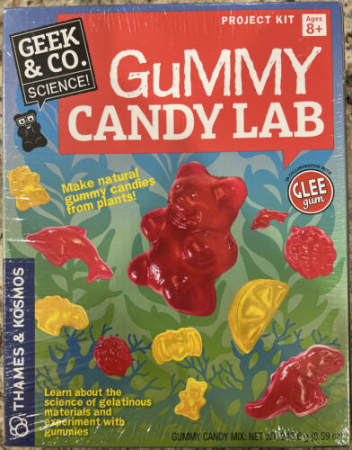 Kit de projet Gummy Candy Lab geek & Co Science Thames & Kosmos neuf scellé 8 ans et plus - Photo 1/6