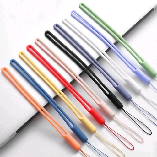 Silicone Cell Phone Camera Lanyard Holder Wrist Strap Keychain Cord Hanging Rope - Photo 8/24