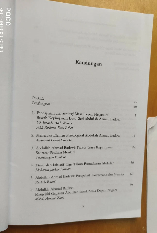 Pak Lah Tun Abdullah Ahmad Badawi 3 Tahun Di Putrajaya 2007 Sivamurugan Pandian - Image 3 of 4