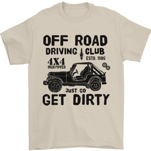 Camiseta divertida para hombre Off Road Driving Club Get Dirty 4x4 100 % algodón - Imagen 86 de 101