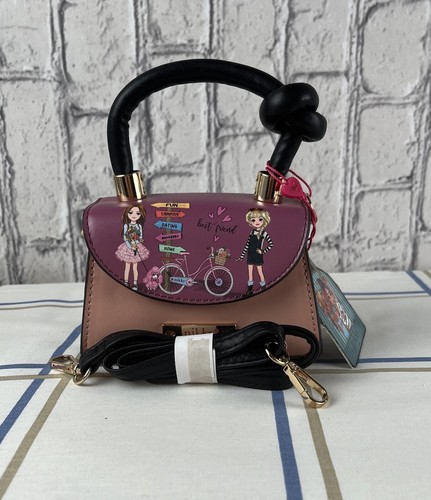 Nikky By Nicole Lee Mini Crossbody Purse Removable Shoulder Straps Magnetic - Picture 12 of 14
