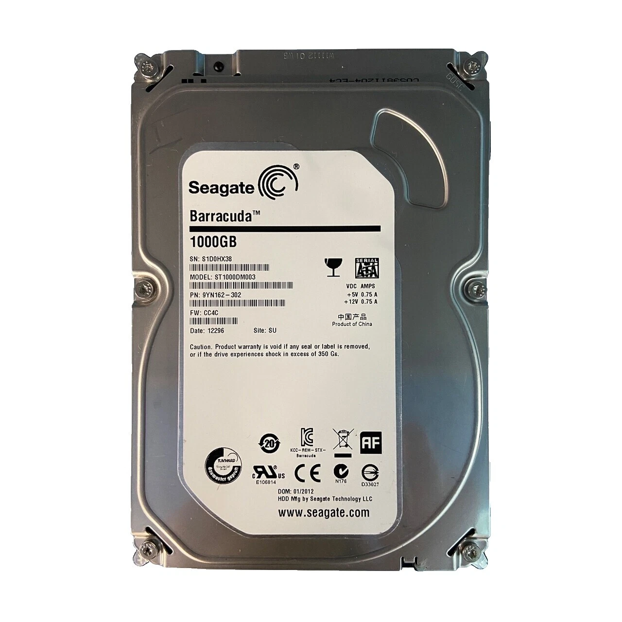 Seagate Internal Hard Disk Drives Hot Swap