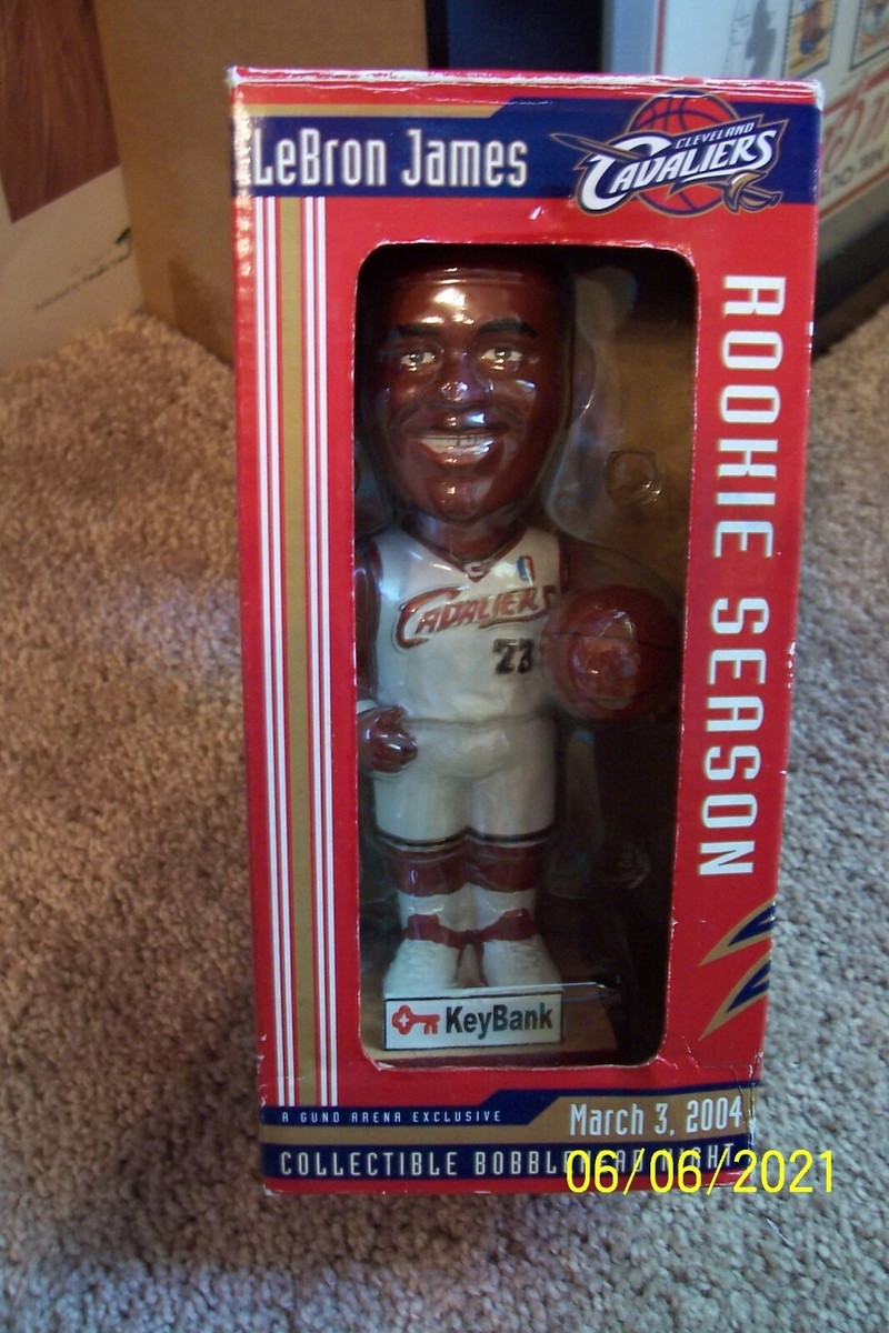 LeBron James Rookie Season Bobblehead - March 3rd 2004 - NIB LeBron James Rookie Season Bobblehead - March 3rd 2004 - NIB