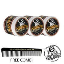 Suavecito Firme Clay Pomade 3 Pack Bundle 4 oz. Cans