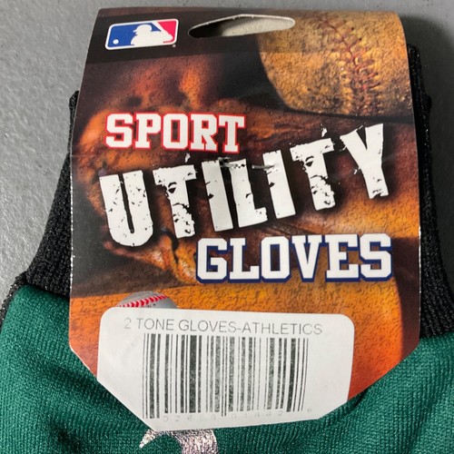 Oakland Athletics Two Tone Team Utility Gloves MLB Baseball Durable LOT OF 2 - Picture 17 of 24