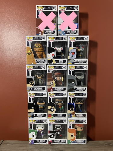 BATMAN: THE ANIMATED SERIES: Complete Series 1 (152-157) Funko POP, Vaulted - Picture 14 of 14